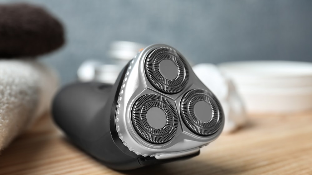 a close up of a shaver