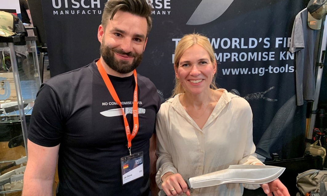 a person and person posing for a picture