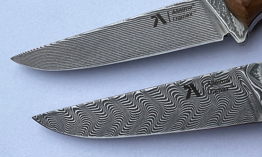 a close up of a knife