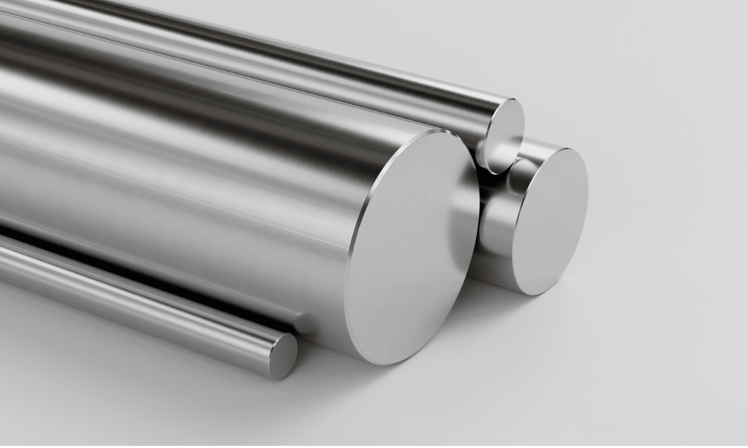 a group of metal rods