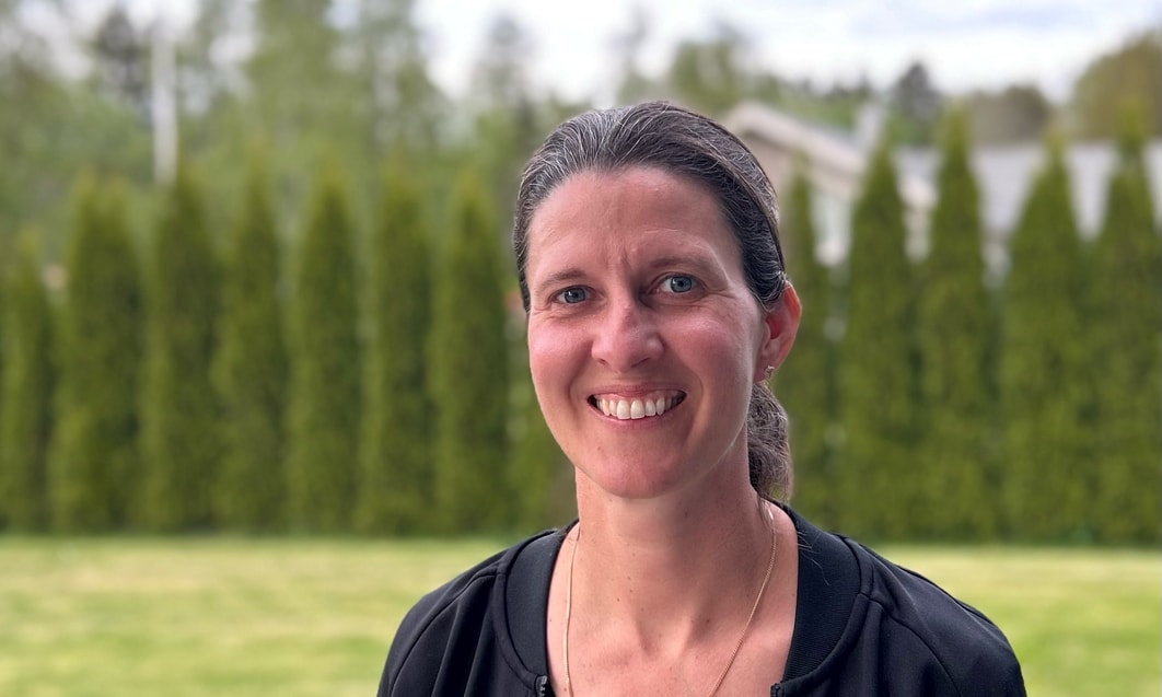 a person smiling at camera