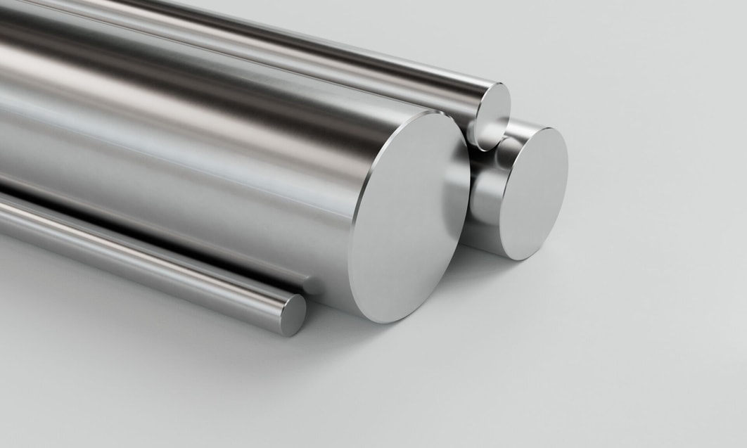 en grupp metallstänger