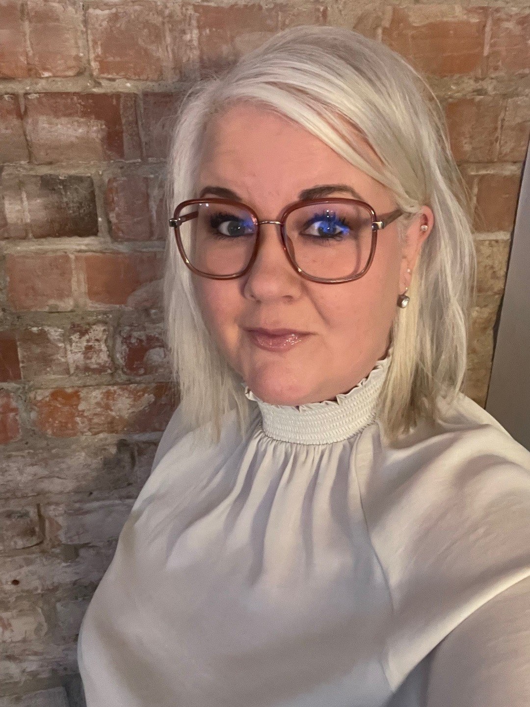 a person taking a selfie