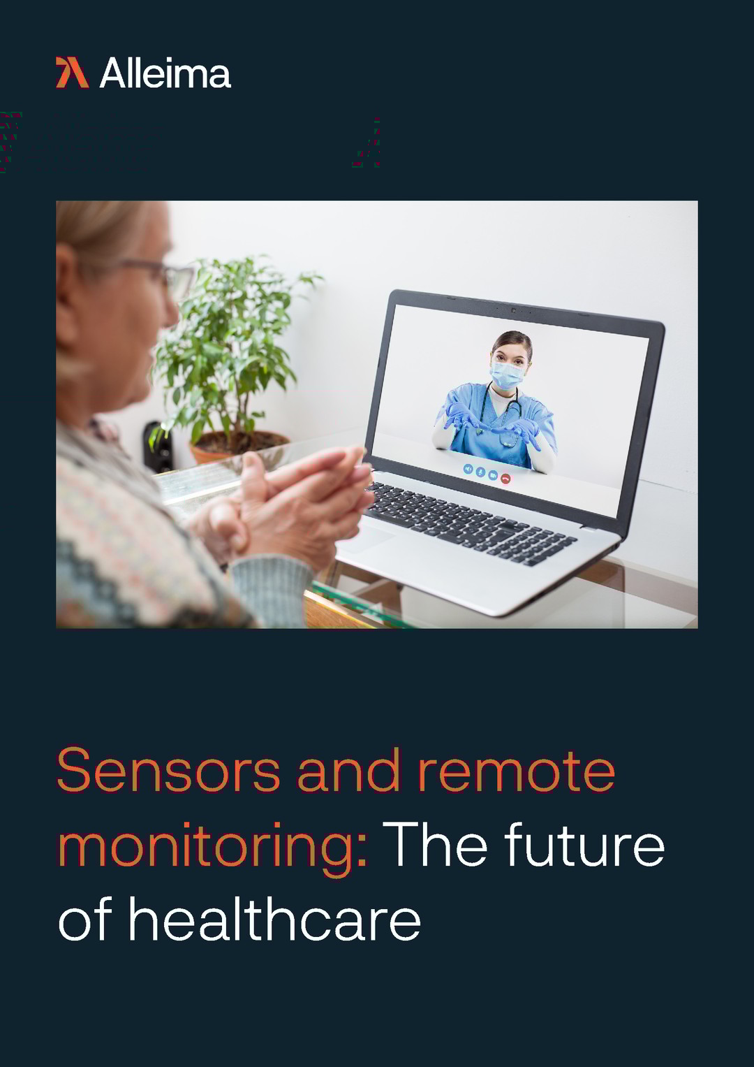 a person talking to a doctor on a laptop