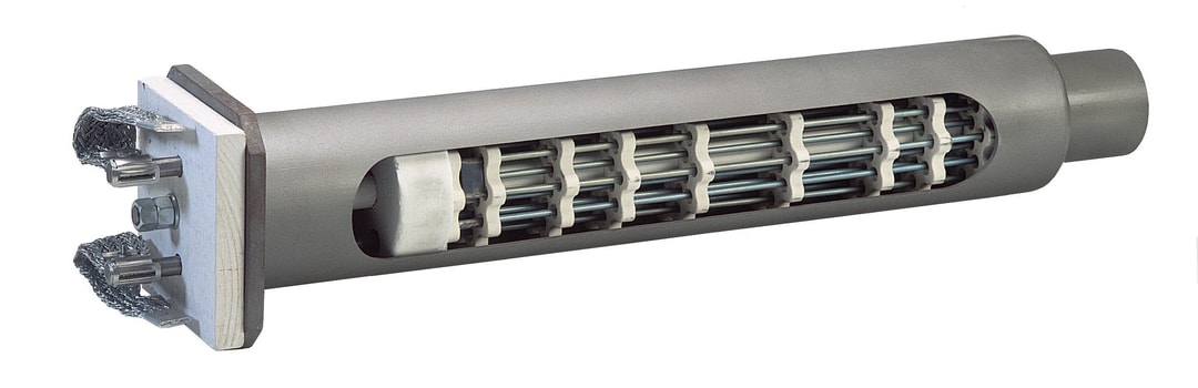 a close-up of a grey device