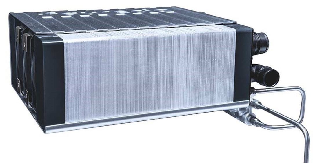 a black and silver box with a silver band