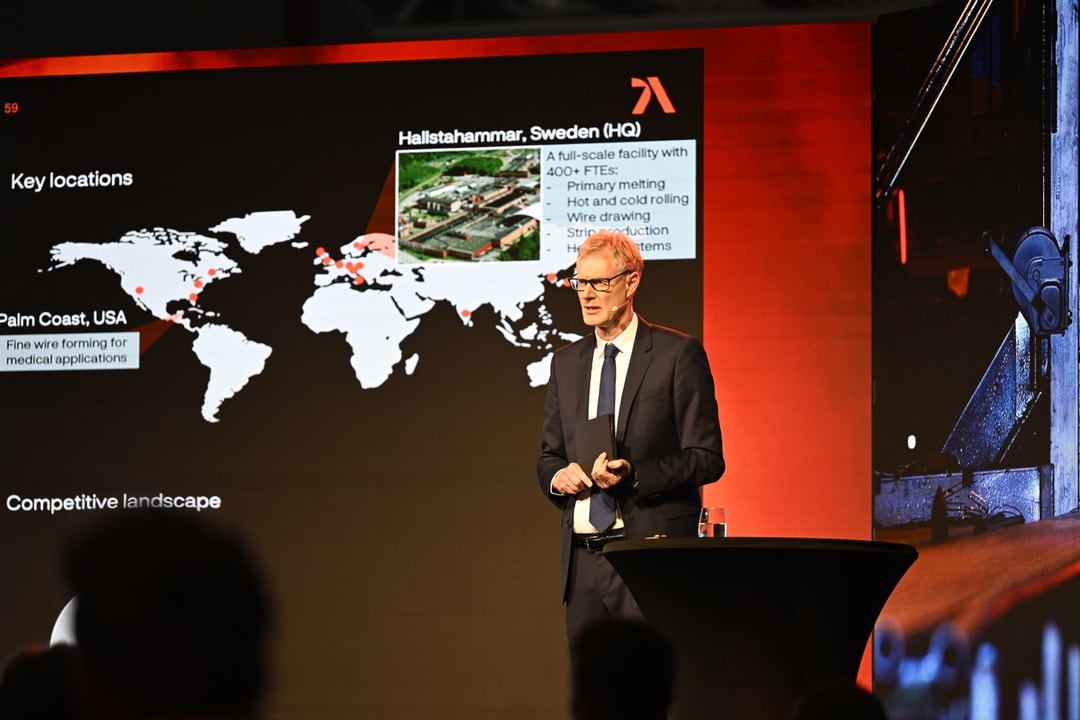 a person standing at a podium