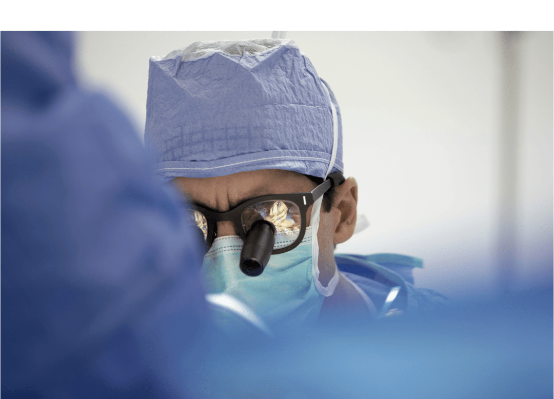 a person wearing a mask and glasses