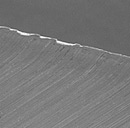 a close-up of a snow