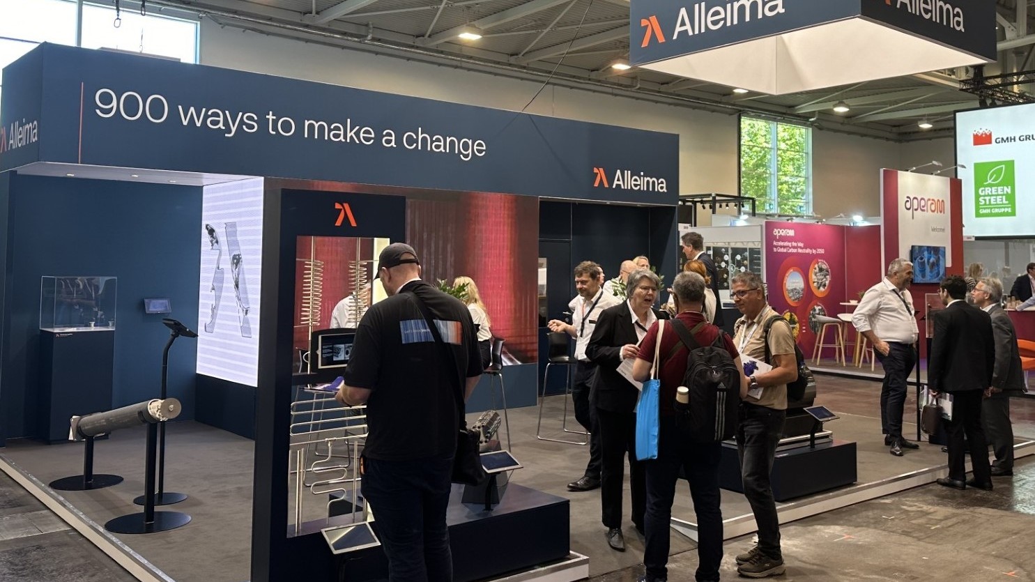 a group of people in a room