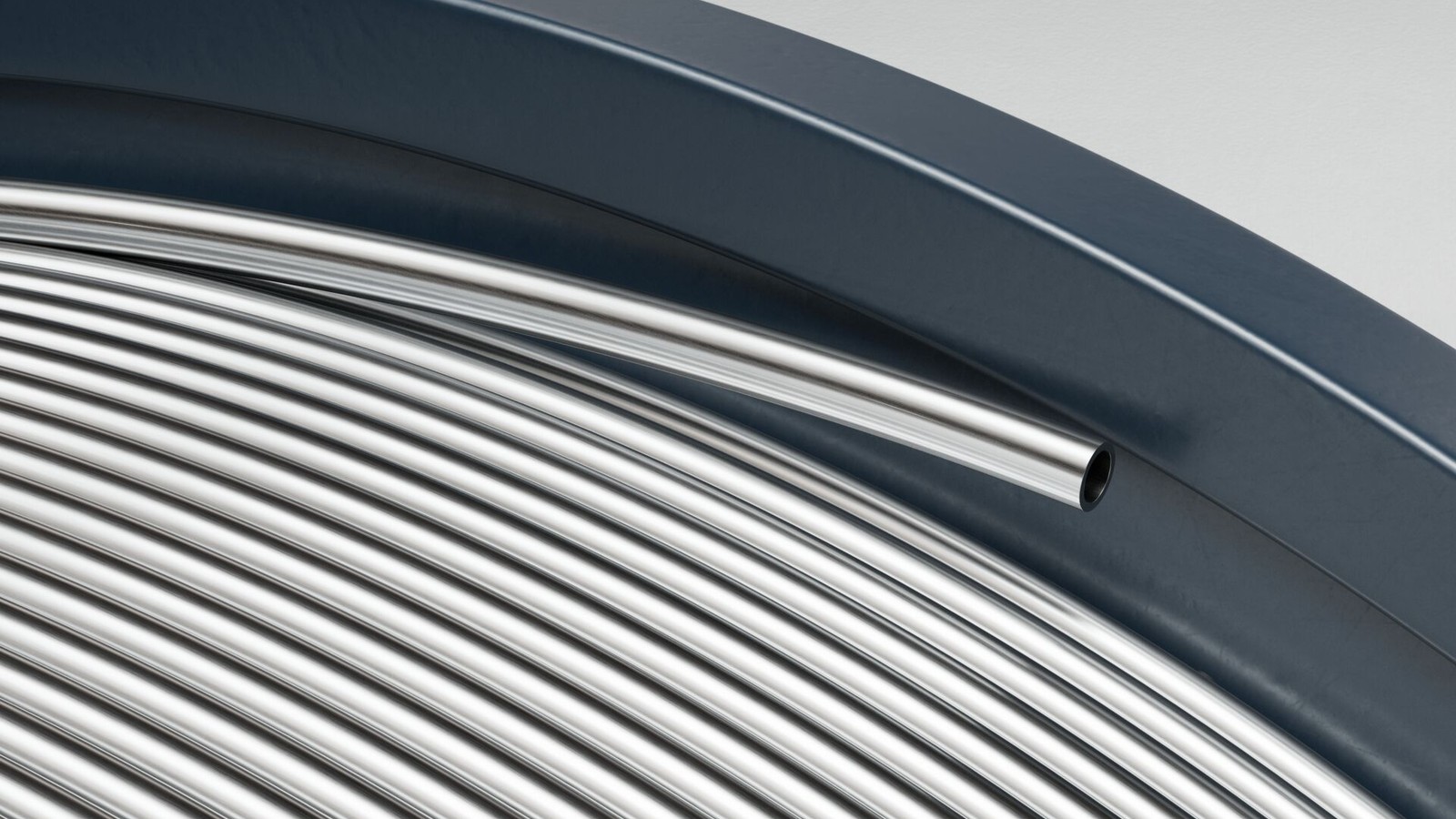 a close up of a tube