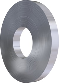 a roll of strip steel