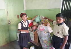 Waste collection at school, Pune.jpg