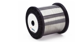 a spool of wire on a white background