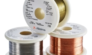 several spools of wire