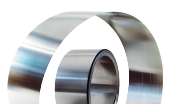 a roll of steel in a circle