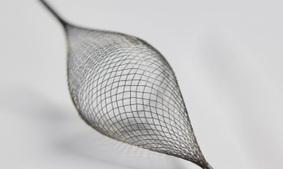 a net on a white surface