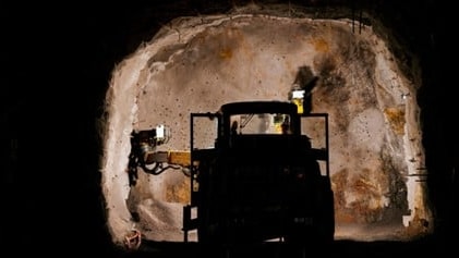 a machine in a tunnel