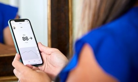 a person holding a phone