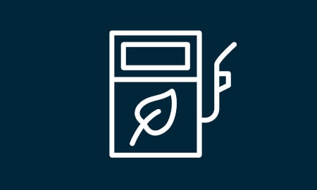 a white line drawing of a gas pump