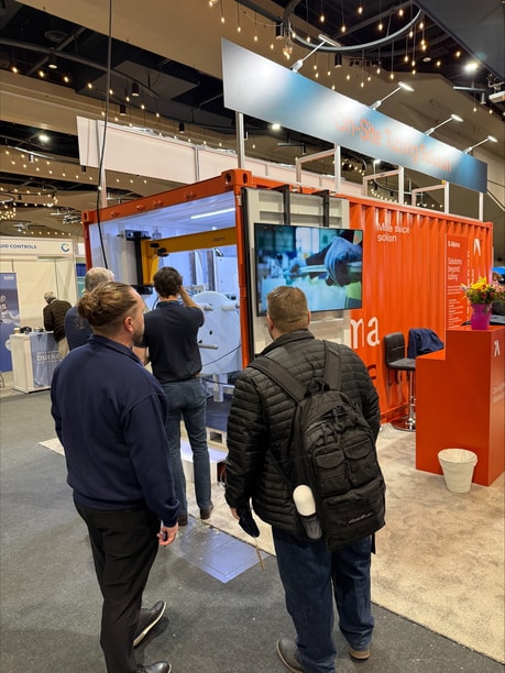 people standing in a room