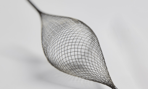 a net on a white surface
