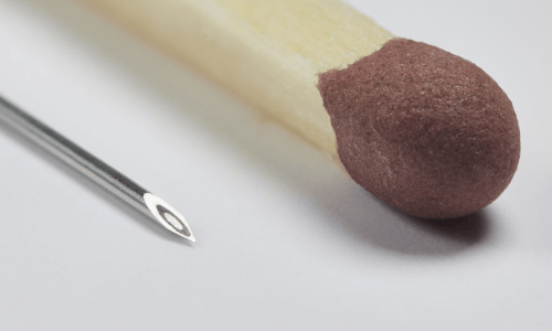 a close up of a match