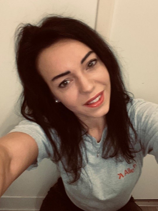 a person taking a selfie