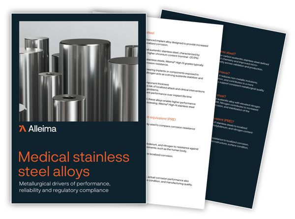 Medical Stainless Steel Alloys Whitepaper