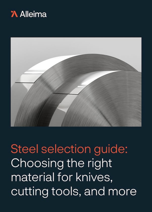 a close up of a roll of steel