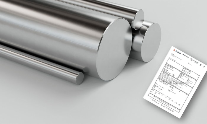 several metal rods and a piece of paper