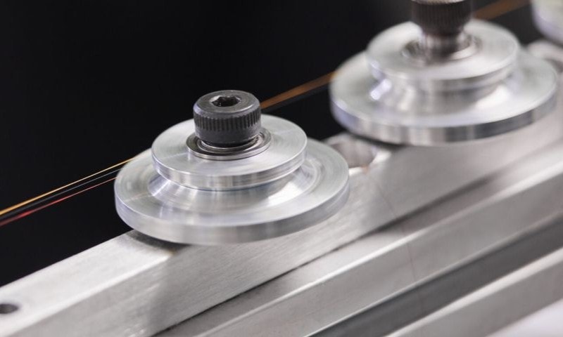 a close up of a machine