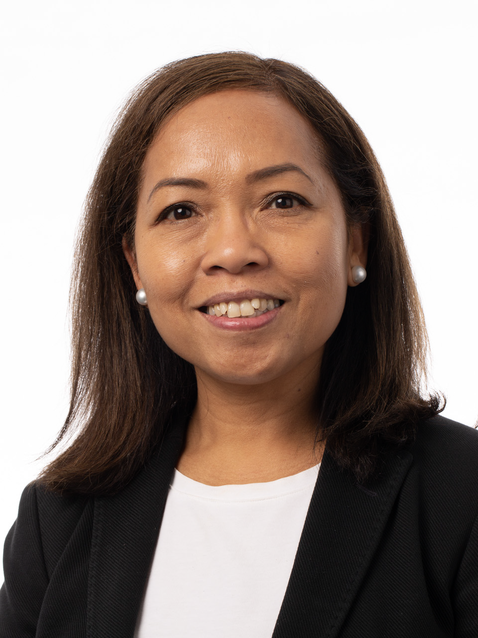 a person smiling at camera