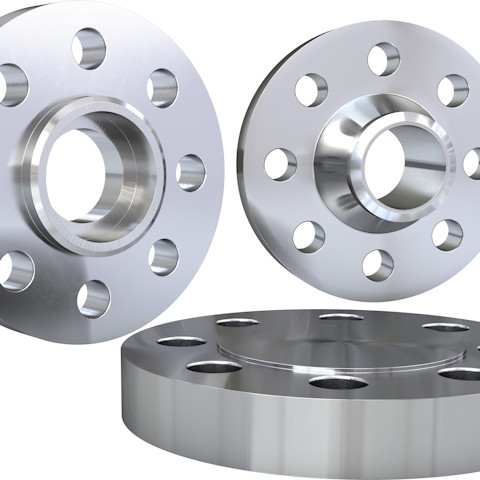Stainless steel flanges according to ASTM/ASME